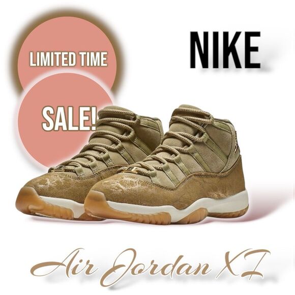 NEW WMNS AIR JORDAN XI (11) OLIVE LUX SZ 6 by Nike - Picture 1 of 10